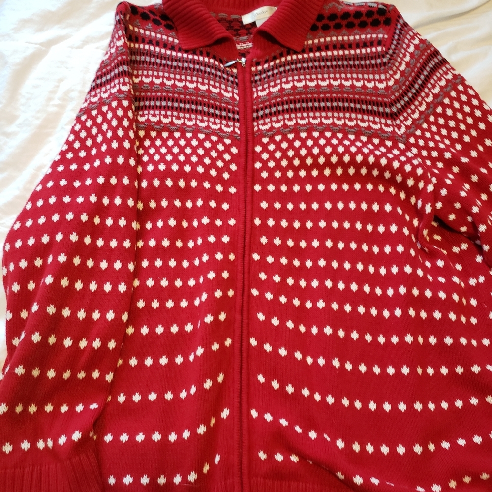 Christopher & Banks full zip sweater